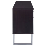 Coaster Home Furnishings Lawtey 5-Drawer Credenza with Adjustable Shelf Cappuccino Coaster Home Furnishings