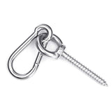 Heavy Duty Hammock Hanging Kit - 1400 LBS Capacity, Stainless Steel Hooks & Carabiners for Indoor/Outdoor Hammocks, Yoga Swings & Chairs Cyfie