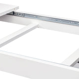 Expandable Dining Table for 8-12 Person, Modern Extendable Dining Room Table Wooden Extendable Table as Kitchen Table Console Table Office Table Extendable from 70" to 106.3" Gnrolaz