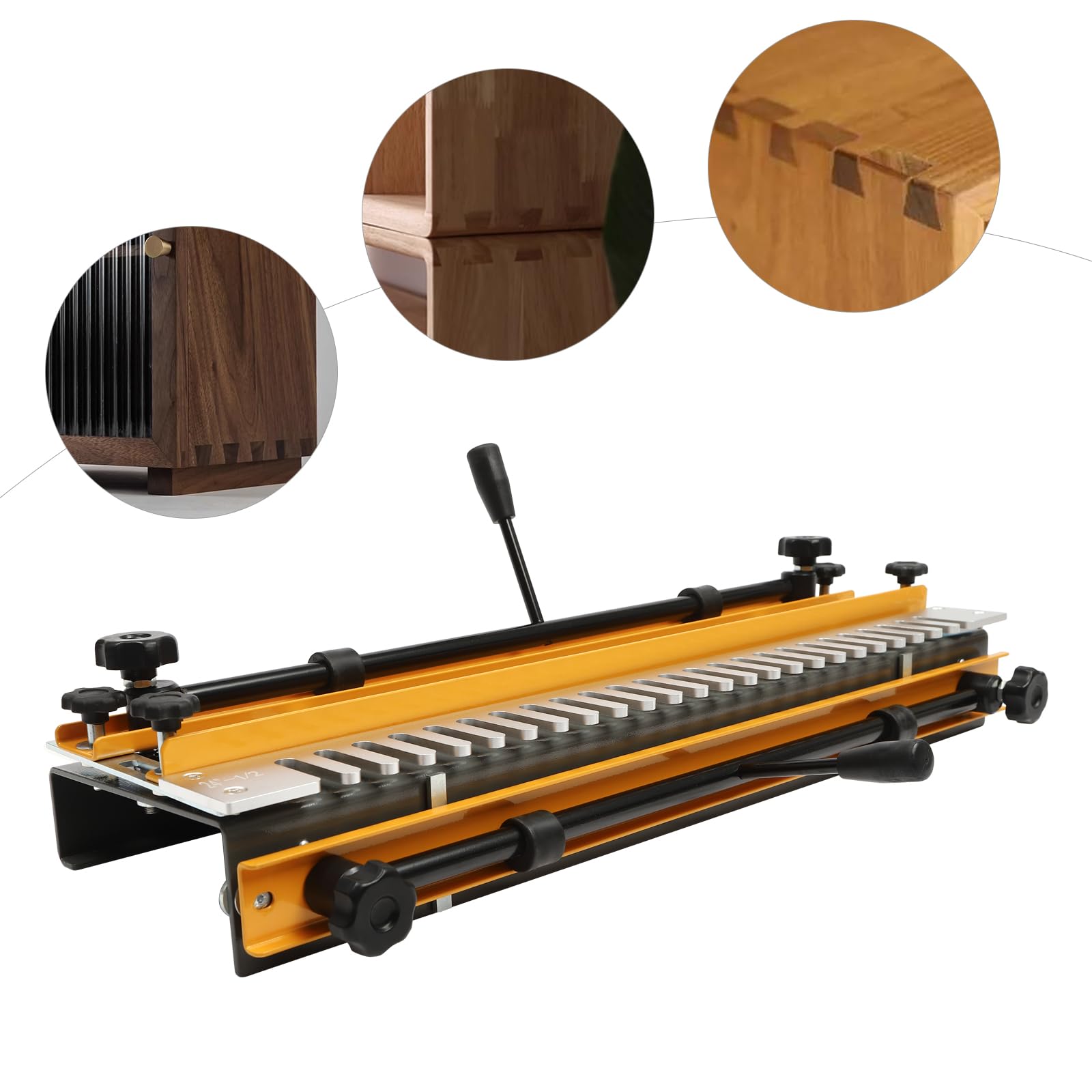 24" Dovetail Jig, Dovetail Gripper Cable Machine,Versatile Dovetail Jig Kit Woodworking Tools - WoodArtSupply