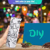 YOUKE OLA 10 Pack Sublimation Tumblers Bulk 30oz - Blanks Straight Skinny Tumbler White Stainless Steel Insulated Sublimation Tumblers Polymer Coating for Heat Transfer with Straws, Lids YOUKE OLA