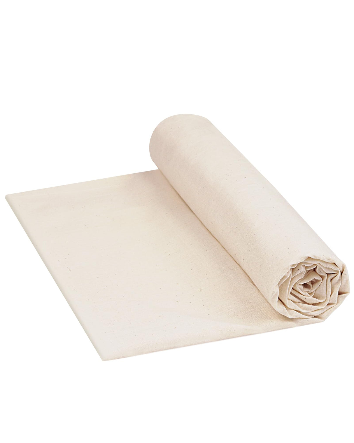 HOTGODEN Light Weight 100% Cotton Muslin Fabric: 63 inch x 2,5,10 Yards Unbleached Muslin Linen Fabric Material for Sewing Material Apparel Cloth HOTGODEN