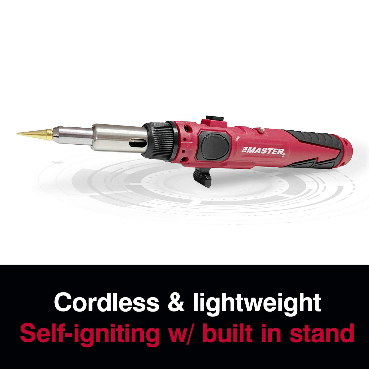 Master Appliance PI-20SiK Professional Cordless Butane Soldering Iron Kit [portable soldering station & heat tool] - Self-Igniting w/Adjustable Temperature - 680F - 820F, refillable with butane fuel Master Appliance