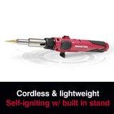 Master Appliance PI-20SiK Professional Cordless Butane Soldering Iron Kit [portable soldering station & heat tool] - Self-Igniting w/Adjustable Temperature - 680F - 820F, refillable with butane fuel Master Appliance