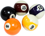 YDDS Billiard Balls Set 2-1/4" Regulation Size Pool Table Balls for Replacement (16 Resin Balls) YDDS