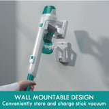 Kenmore DS4020 Cordless Stick Vacuum Lightweight Cleaner 2-Speed Power Suction LED Headlight 2-in-1 Handheld for Hardwood Floor, Carpet & Dog Hair, Green Kenmore