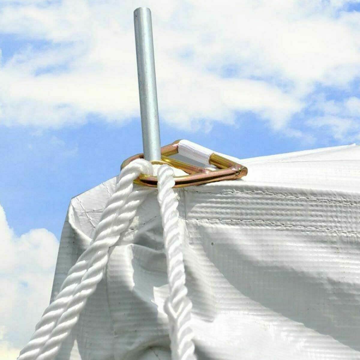 Party Tents Direct 20' x 40' Replacement Weekender Pole Tent Top | 14oz Translucent Vinyl | White | Indoor/Outdoor | for Parties Weddings and Events | Commercial and Residential Use (TOP ONLY) Party Tents Direct