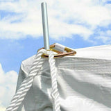 Party Tents Direct 20' x 40' Replacement Weekender Pole Tent Top | 14oz Translucent Vinyl | White | Indoor/Outdoor | for Parties Weddings and Events | Commercial and Residential Use (TOP ONLY) Party Tents Direct