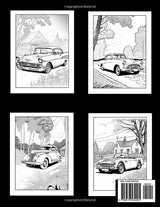 Classic Cars Adult Coloring Book: A Collection of 25 Iconic Classic Cars for Stress Relief and Relaxation for Kids, Adults, Boys, and Car Lovers (Top Cars Coloring Book) WoodArtSupply