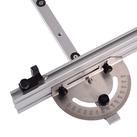 Bothyi Precision Table Saw Miter Gauge System with Miter Fence, 120°Angle Stops Adjustable for Table Saw, Band Saw, Router Table, 250mm Bothyi