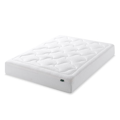 ZINUS 10 Inch Cloud Memory Foam Mattress, Queen, Fiberglass Free, Pressure Relieving, Mattress in A Box, CertiPUR-US Certified, White