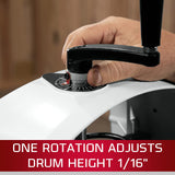 JET 25-Inch Drum Sander with Open Stand, 1-3/4 HP, 1Ph 115V (JWDS-2550) Jet