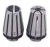 F.L.S Spring Collet, Er11 Spring Collet Set, 1/8" and 1/4" ER11 Collet Chuck for CNC Engraving Machine & Milling Lathe Tool (ER11 1/8"+ 1/4") F.L.S