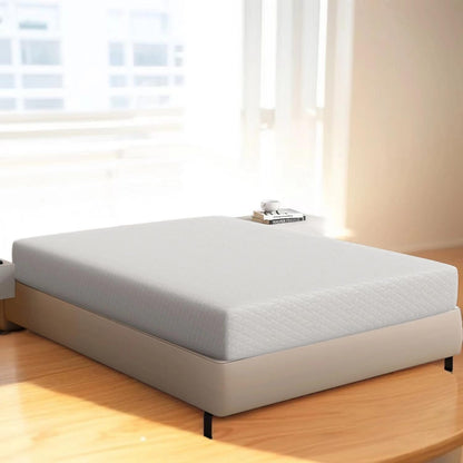 8 Inch Twin Mattress Gel Memory Foam Mattress for Cool Sleep Pressure Relief Breathable Cover Mattress Medium Firm Twin Size Mattress in a Box Cooling Gel Infused Bed Mattresses, White