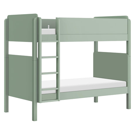 Babyletto Tiptoe Convertible Bunk Bed in Light Sage, Greenguard Gold Certified babyletto