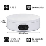 USLINSKY Exhibition Stand for Sublimation Tumbler, 360° Automatic Mute Rotating Revolving Platform 12oz, 20oz&50oz Heat Press Blanks Tumblers Skinny Straight, Cup(White), White-01 (ZT-001) USLINSKY