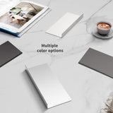 Danpoo Small Floating Shelf for Wall Storage, Mini Display Shelf for Collectibles, Metal Wall Shelf for Bathroom/Living Room/Kitchen/Bedroom(Black, 8") Danpoo