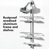OXO Good Grips 3-Tier Aluminum Shower Caddy OXO