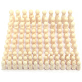 150 Pieces Wooden Peg Doll, Unfinished Wooden Peg Dolls in Different Shapes and Sizes, Perfect for DIY Art and Craft, Painting, Table Setting by GNIEMCKIN GNIEMCKIN