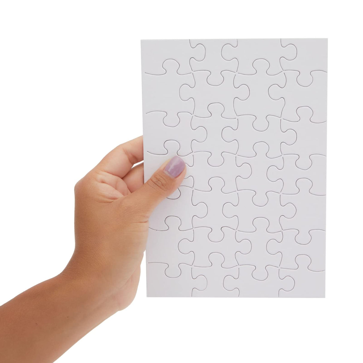 Juvale 48 Sheets Blank Puzzles to Draw On Bulk – 6x8 inch Make Your Own Jigsaw Puzzle for Kids Crafts Projects (28 Pieces Each) Juvale