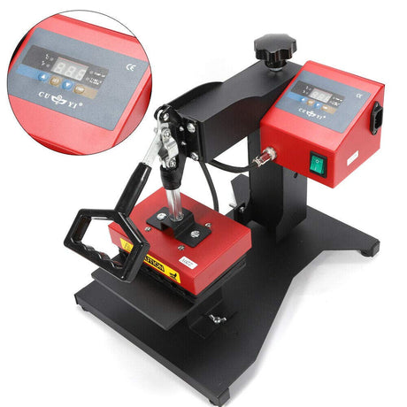 Digital Pen Heat Press Machine, 350W 3D Heat Press Logo Transfer Machine 6PCS Ballpoint Pen Heat Press Tool for DIY Pen Printing, 110V Hot Stamper Transfer Heating YIYIBYUS