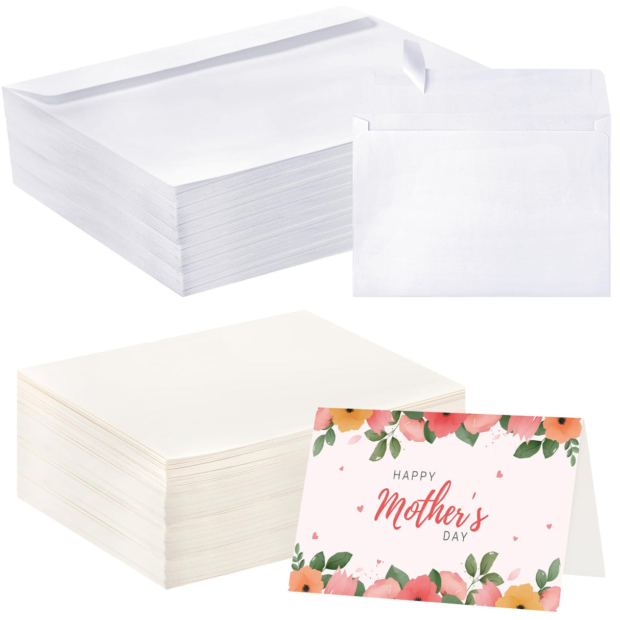 30 Sets Blank Watercolor Cards with Envelopes, 140lb/300GSM Cotton Watercolor Paper Cards, 4 x 6 in Foldable Watercolor Postcards with Envelopes for Greeting Cards Birthday Wedding Invitations ProSuites