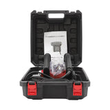 1300W Electric Wall Planer, Handheld Power Hand Planer Portable Roller Planer with Cable, Electric Wall Concrete Tool for Wall Renovation (Red) HuaShuani