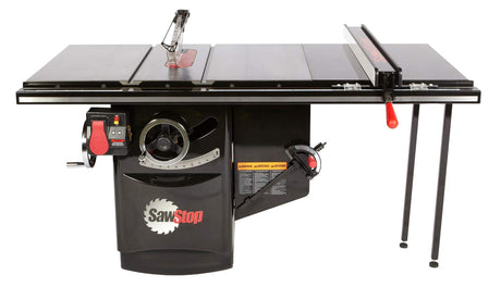SAWSTOP 10-Inch Industrial Cabinet Saw, 7.5-HP, 52-Inch Industrial T-Glide Assembly (ICS73480-52) SawStop