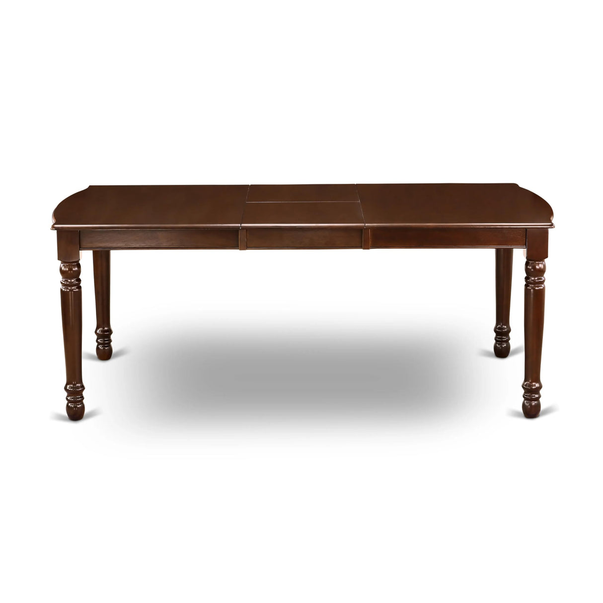 East West Furniture DODA9-MAH-32 9 Piece Dining Table Set Contains a Rectangle Kitchen Table with Butterfly Leaf and 8 Padded Chairs, 42x78 Inch, Mahogany East West Furniture