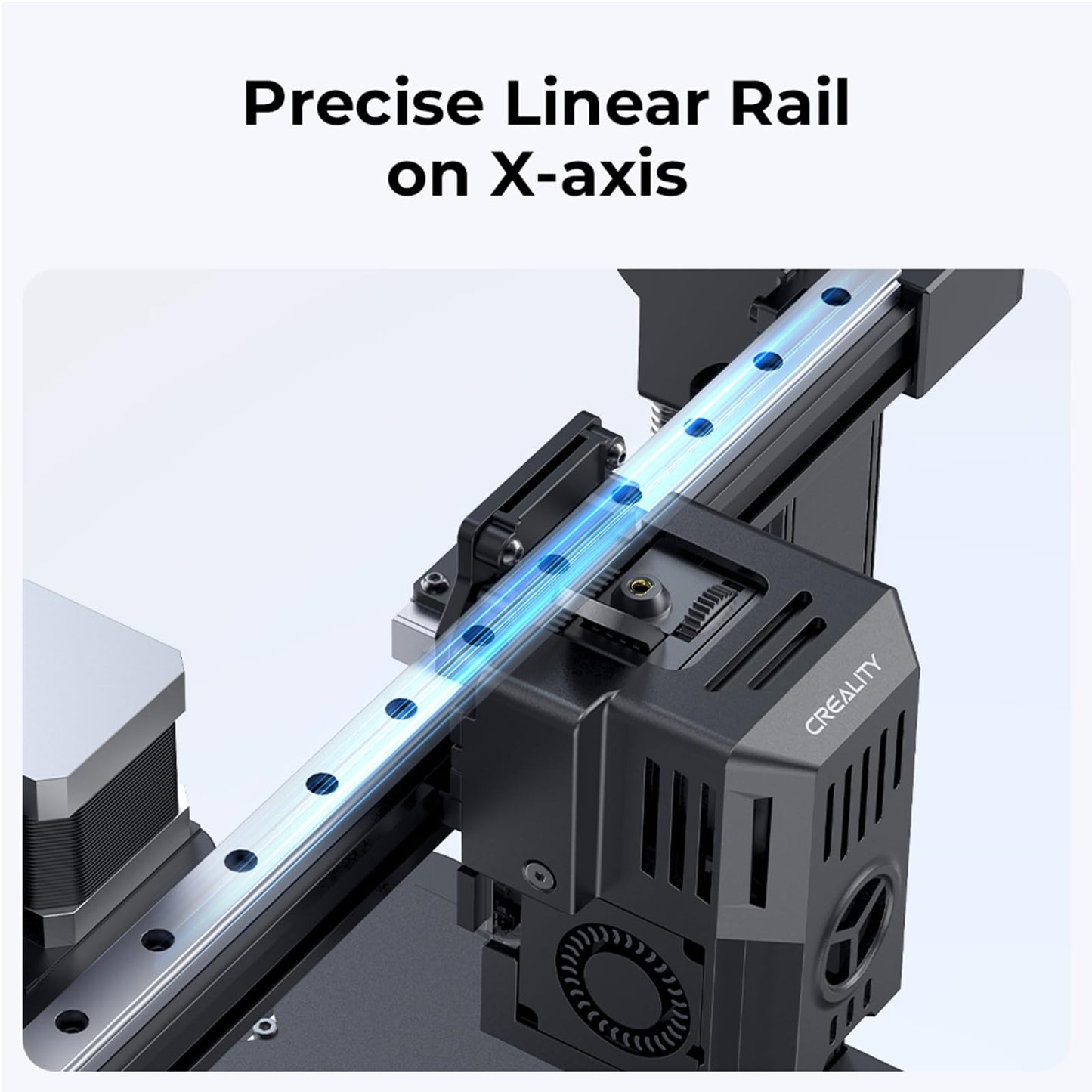 Creality Ender 3 V3 KE 3D Printer,500mm/s MAX High Speed Printing Smart Monitor Control, Auto Calibration,300℃ 60W Hotend, Precise X-axis Linear Rail 220x220x240mm (Economic Than K1 Speedy)