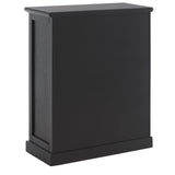 Safavieh Home Collection Maralah Black Solid Wood Bookcase 5-Shelf Unit (Fully Assembled) Safavieh