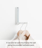 Yamazaki Home 7161 Over The Door Alloy Steel Hooks - Folding Hanging Coat Rack YAMAZAKI