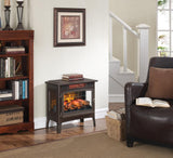 duraflame Freestanding Electric Fireplace Stove Heater with 3D Flame Effect for 1,000 Sq. Ft, Bronze Duraflame