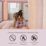 Pink Rainbow Bounce House 8x8 PLAYSMOL