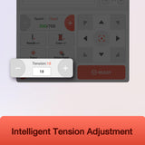 POOLIN EOC06 Embroidery Machine 7.9x11 Inch Large Hoop for Beginners,Computerized 7 Inch Touchscreen,Machine Embroidery Gifts,Includes Hoops,USB,Stabilizer,Bobbins,Home Embroidery Machine Poolin