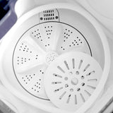Giantex EP20313 Portable, 20lbs Capacity Combo, 12lbs Washer and 8lbs Spinner, Compact for Apartment RV, Gray & White Washing Machine Giantex