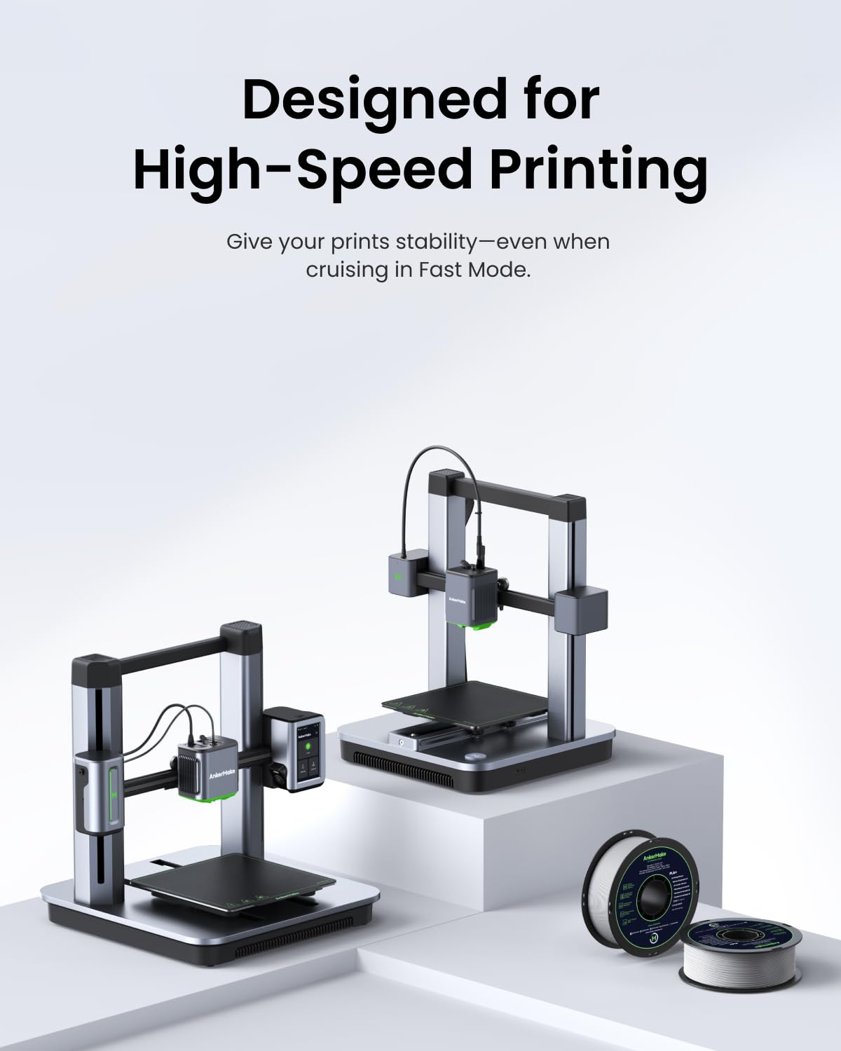 AnkerMake M5C 3D Printer and AnkerMake PLA+ 3D Printing Filament AnkerMake