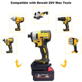 Kotoate ML18DL Battery Adapter Compatible with Dewalt 20V Cordless Tools, Adapter Compatible with Milwaukee 18V M18 Battery to Replacement for Dewalt 20V Max Lithium Battery (Adapter Only) Kotoate