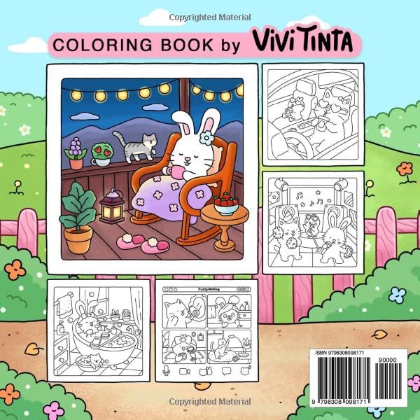 Girl’s Day: Self-Love Coloring Book for Adults & Teens Featuring Activities in Everyday Life (Fuzzy Friends Coloring) Independently Published