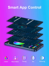 KANTUTOE LED Lights for TV, 16.4ft LED Lights for 45-75 Inch TVs, RGB TV Backlight Behind, Music Sync Bluetooth APP & Remote Control Strip Lights USB Powered for Bedroom/Gaming KANTUTOE