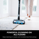 Shark IZ682H Vertex Pro Lightweight Cordless Stick Vacuum with DuoClean PowerFins, Black/Silver Shark