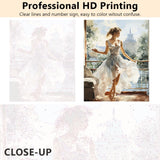 TUMOVO Paint by Numbers Kit for Adults, Adult Paint by Number - Elegant Dancing Bride Romantic Ballroom DIY Painting by Numbers, Relaxing Arts and Crafts for Adults(16x20 Inch) TUMOVO