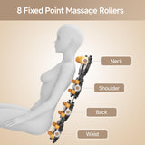 Real Relax Full Body Massage Chair, Zero Gravity Massage Recliner Chair with 6 Auto Modes, Full Body Airbags, Bluetooth, Fit Office and Home, Brown Real Relax