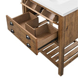 Martin Svensson Home Monterey 31" Wood Single Bathroom Vanity Natural Brown Martin Svensson Home