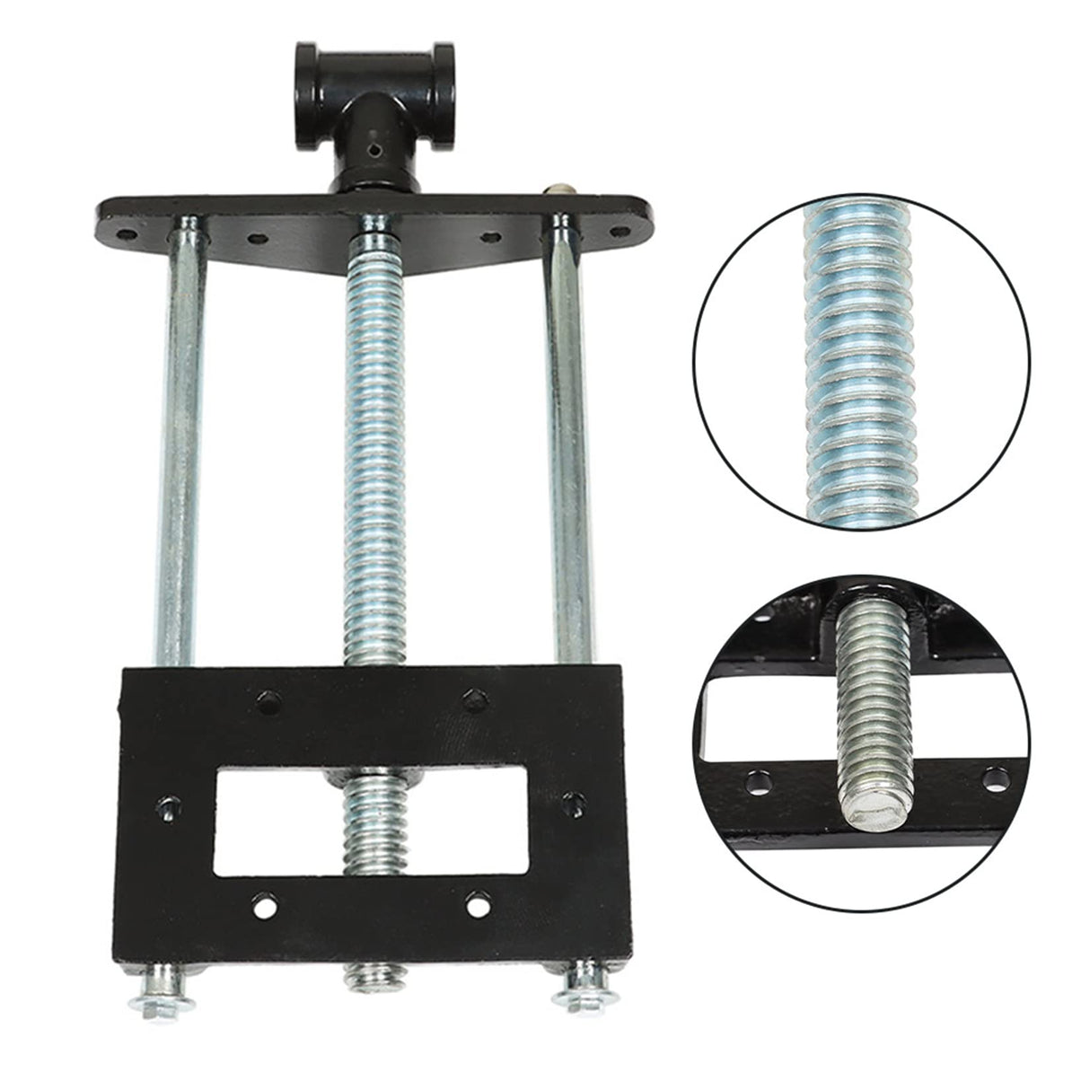 findmall 9 Inch Woodworking Front Vise Woodworking Bench Vise Heavy-Duty Steel and Cast Iron Front Screw Vise Woodworker's Vise Fit for Making Woodworking findmall