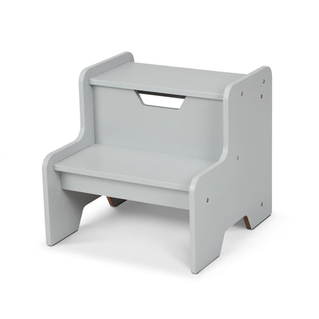 Melissa & Doug Kids Furniture Wooden Step Stool - Gray Melissa & Doug