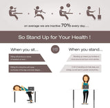 Homall Height Adjustable Electric Standing Desk, 55 x 28 Inches Stand Up Desk, Sit Stand Home Office Desk Computer Workstation with T-Shaped Metal Bracket (White) Homall