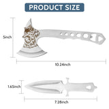 Throwing Stars Throwing Axes and Tomahawks Set with Bottle Opener and Nylon Sheath, 10in Throwing Hatchet Axe for Adults Competition and Recreation OYEAL