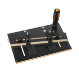 POWERTEC Table Saw Tapering Jig, Small Parts Taper Jig with 3/4" x 3/8" Miter Bar, Adjustable Hold Down Clamp, Non-Slip Grip Strips, Ergonomic Handle - Table Saw Jig Accessories (71875) POWERTEC