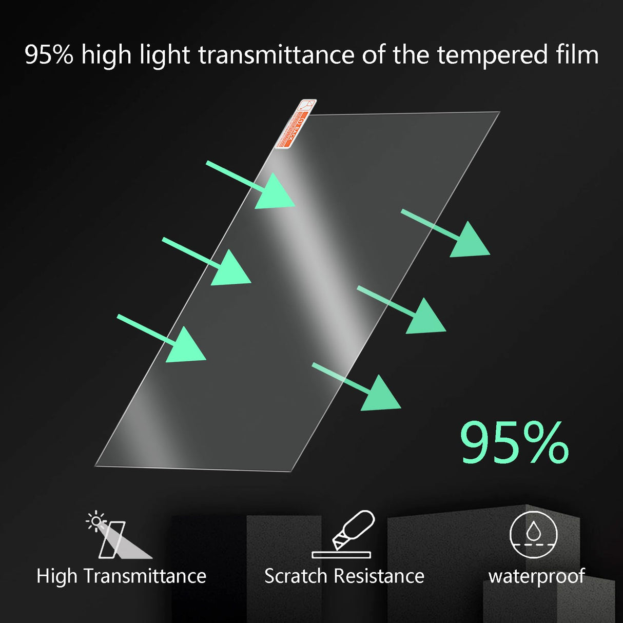 LANKEGU 3PCS Tempered Glass Screen Protector for Mars 4, Mars 5, 3D Printer LCD Screen Protector Film Anti-Scratch and Anti-Leak for Elegoo Mars 4/Ultra, Mars 5/Ultra LANKEGU